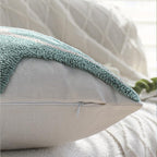 2Pcs 18x18 Tufted Starfish Coastal Beach Canvas Throw Pillow Covers