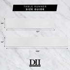 Table Top Décor Collection Spring & Summer Table Runner, 14x72, Lobster Stripe Print