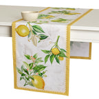 Maison d' Hermine 72 Inch Limoncello 100% Cotton Farmhouse Table Runner